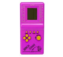 Retro Pārnēsājamais Bērnu Spēļu Mini Dators Konsole Tetris 9999IN1, Rozā| Tetris Retro Portable Kids Gaming Computer Console