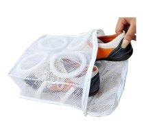 Tīkla maisiņš apavu mazgāšanai veļas mašīnā, 28 × 27 cm, balts - washing machine accessories, washing machine mat