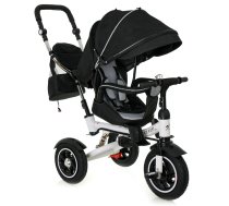 Bērnu Trīsritenis Ratiņi Tricikls TRIKE FIX V3, Melns | Kids Baby Trolley Bike Tricycle Stroller Buggy