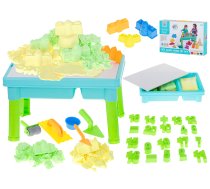 Bērnu Daudzfunkcionāls Galds Smilšu Kaste Kinētiskās Smiltis Komplekts | Kids Multifunctional Desk Table Sandbox Kinetic Space Sand Set