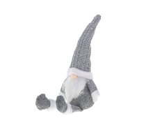 Ziemassvētku Rūķītis Mīkstā Rotaļlieta Dekors 47 cm, Pelēks | Christmas Gnome Soft Toy Decor