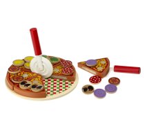 Koka picas rotaļu komplekts ar piederumiem | Wooden pizza play set with accessories