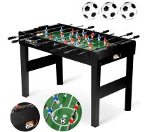 Neo-Sport NS-805 galda futbola galds, 115x60x78 cm, melns - foosball table, table football, game table
