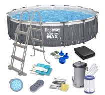 Bestway 561GD Power Steel karkasa baseins 457 x 107 cm, 13-in-1 komplekts - Bestway pool, frame pool, large pool