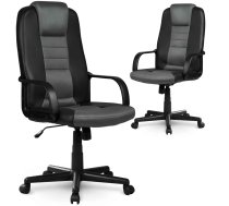 Sofotel 518B biroja krēsls ar mikrosieta atzveltni, melns/pelēks - office chair, ergonomic chair, computer chair