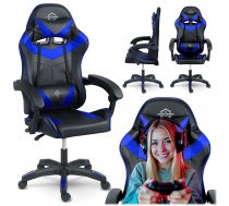 Ergonomisks spēļu krēsls Sofotel Draknor, melns ar zilu - gaming chairs, gaming chair, ergonomic gaming chair