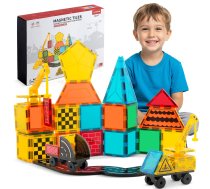 Izglītojošs magnētiskais konstruktors Ricokids RK-780, 72 detaļas