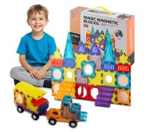 Attīstošais magnētiskais konstruktors Ricokids RK-782, 71 detaļa