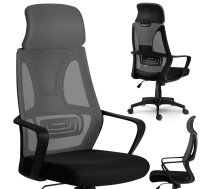 Sofotel Praga biroja krēsls ar mikrotīkliņu, pelēks - office chair, ergonomic chair, computer chair