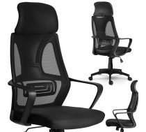 Sofotel Praga biroja krēsls ar mikrotīklu, melns - office chair, ergonomic chair, computer chair