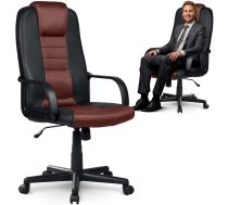 Ergonomisks biroja krēsls Sofotel, grozāms, melns un brūns - office chairs, office chair, computer chair