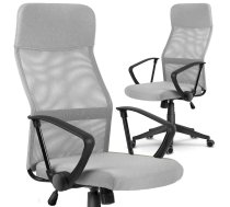 Sofotel Sydney biroja krēsls ar mikrotīklu, gaiši pelēks - office chair, desk chair, ergonomic chair