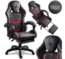 Spēļu krēsls ar kāju balstu Specter Sofotel, melns - gaming chairs, gaming chair, ergonomic gaming chair