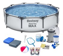 Bestway 56406 Power Steel karkasa baseins 305 x 76 cm ar piederumiem - frame pool, Bestway pool, garden pool