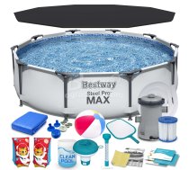Bestway 56408 Power Steel karkasa baseins 305 x 76 cm ar piederumiem - Bestway pool, frame pool, garden pool