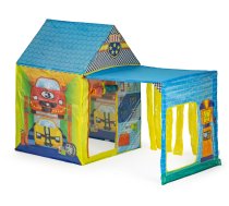 Iplay bērnu rotaļu telts Autodarbnīca - kids tent, play tent, car workshop tent