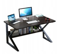 Datora biroja galds ar plauktu, 100x60 cm, melns - desks and computer tables, writing desk, computer desk