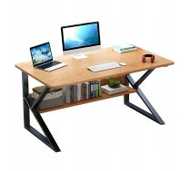 Datora biroja galds ar plauktu, 100x60 cm, brūns - desks and computer tables, writing desk, computer desk