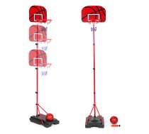 Multistore regulējams basketbola grozs ar statīvu, bumbu un pumpi - kids basketball stand, adjustable basketball hoop