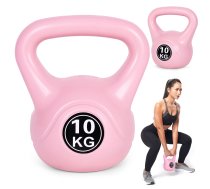 Svaru bumba 10 kg spēka treniņiem ModernHome, rozā