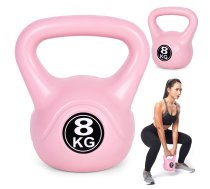 ModernHome svarbumba 8 kg fitnesa treniņiem, rozā