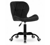Leobert NOTO biura krēsls, velūrs, melns - office chair, velour chair, computer chair