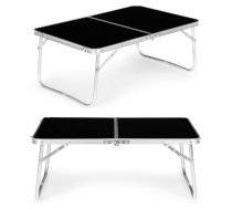 Multigarden HTA40B saliekams tūrisma galds 60x40 cm, melns - camping table, folding table, picnic table
