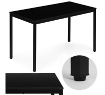 Modernhome NORD-BC virtuves galds / rakstāmgalds 120x60 cm, melns - kitchen table, dining table, writing desk