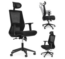 ModernHome ergonomisks biroja krēsls, melns - office chair, ergonomic chair, computer chair