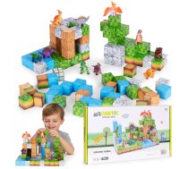 Multistore magnētiskie konstruktora kluči bērniem, 114 detaļas - magnetic blocks, kids building set, educational toys