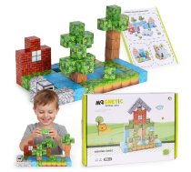Multistore magnētiskie konstruktori bērniem, 88 detaļas - magnetic blocks, building blocks for kids, educational toys
