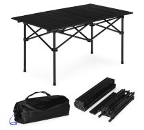 MultiGarden saliekams kempinga galds 95x55 cm, melns - camping table, folding table, picnic table