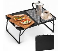 Multigarden saliekams tūrisma galds 60x40 cm, melns - camping table, folding table, picnic table