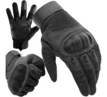 Trizand Taktiskie Militārie Velo Moto Sporta Aizsargcimdi, XL izmērs, Melni | Military Sports Protective Motorcycle Gloves