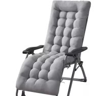 Gardlov stepēts dārza zviļņa spilvens, pelēks - sun lounger cushion, lounger mattress, Gardlov cushion