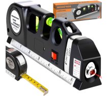 Lāzera līmeņrādis ar mērlenti 250 cm Bigstreen 21747 - measuring instruments, digital multimeter, multimeter tester