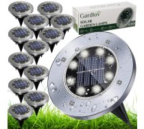 Gardlov 00024001 dārza solārās lampas, 12 gab., auksti balta - solar lights, garden lighting, LED garden lights