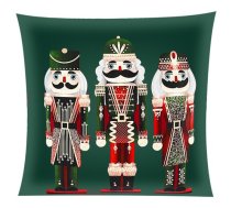 Ruhhy 40x40 cm dekoratīvā spilvendrāna Riekstkodis, plīša - Christmas pillowcase, decorative pillowcase 40x40