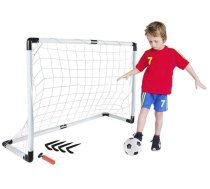 Bērnu Pārnēsājami Saliekamie Futbola Treniņu Vārti Tīkli + Bumba + Pumpis | Kids Portable Foldable Soccer Football Goal