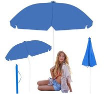 Saliekams Pludmales Dārza Saulessargs Lietussargs Nojume ar UV Aizsardzību, 160 cm | Folding Beach Garden Umbrella Sun Shade Parasol Canopy