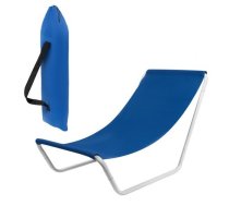 Tūristu Saliekamais Pludmales Dārza Atpūtas Guļamkrēsls + Soma | Tourist Folding Beach Garden Lounger