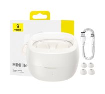 Bezvadu austiņas Baseus Bowie WM02 TWS, Bluetooth 5.0 (baltas) OS | Wireless headphones (white)