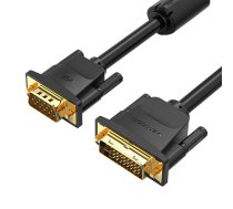 DVI(24+5) uz VGA kabelis 1,5 m Vention EACBG (melns) | to Cable 1.5m (Black)