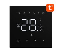 Viedais termostats Avatto WT410-16A-B elektriskā apkure 16A WiFi | Smart thermostat electric heating