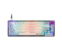 Mehāniskā spēļu tastatūra Motospeed CK69 RGB (balta) | Mechanical gaming keyboard (white)