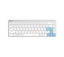 Bezvadu mehāniskā tastatūra Dareu EK868 Bluetooth (balta un zila) | Wireless mechanical keyboard (white&blue)