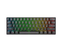 Mehāniskā tastatūra Royal Kludge RK61 RGB, sarkans slēdzis (melna) | Mechanical keyboard red switch (black)
