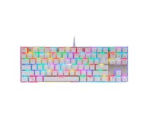 Mehāniskā spēļu tastatūra Motospeed K87S RGB (balta) | Mechanical gaming keyboard (white)