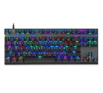 Mehāniskā spēļu tastatūra Motospeed K82 RGB (melna) | Mechanical gaming keyboard (black)