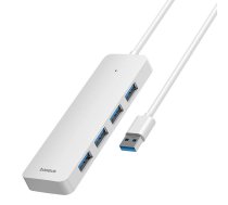 Centrmezgls Baseus UltraJoy Series Lite 4-Port 1,5m (USB uz USB3.0*4) (balts) | Hub to (white)